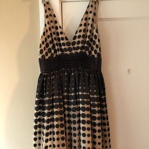 Anthropologie polkadot dress